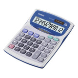 Calculadora De Sobremesa Casio Wd-220ms-we Blanca Color Blanco