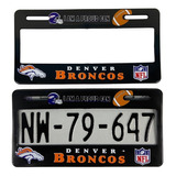 Par De Portaplacas Nfl Broncos Denver - Europeo Se