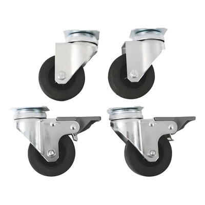 Ruedas MPS Para Transportadoras Skudo Gatos Perros Metal Goma Negros | Envío gratis