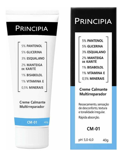 Principia Cm-01 Skincare Creme Multirreparador 17,5% 40g