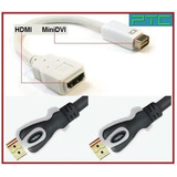 Ptc Mini-dvi Al Adaptador De Hdmi Con El Cable Hdmi 6 Pies P