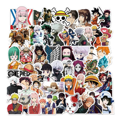 Pokemon, Naruto, Dragon Ball Anime Mix 50 Stickers Pegatinas | MercadoLibre