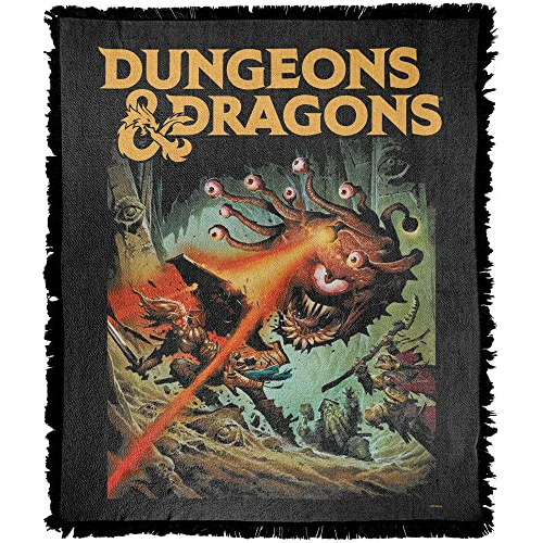 Manta De Dungeons & Dragons, 50 X60 , Tejido De Tapiz T...