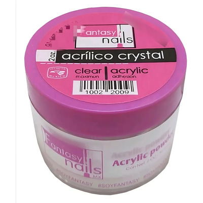 Acrílico Cristal 56g Fantasy Nails Manicura Transparente | Meses sin interés