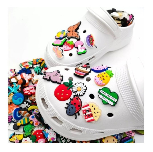 5 Jibz Charms Crocs Sandalias Jibbitz Decoración Accesorios