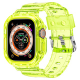 Pulsera Para Apple Watch Ultra Xyf Tpu, Amarillo, 49mm