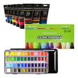 Set 20 Pinturas Acrílicas 2.5 Oz 12 Colores Óleo 48 Acuarela