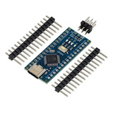 Placa Compativel Arduino Nano V3 Usb-c Ch340 Atmega328p