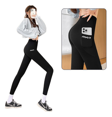 Leggins Deportivos Dama De Licra Con Bolsa Celular Gym