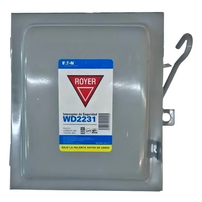 Interruptor de Seguridad 3 Polos 30A Royer WD2231 para Instalaciones Eléctricas | Meses sin interés