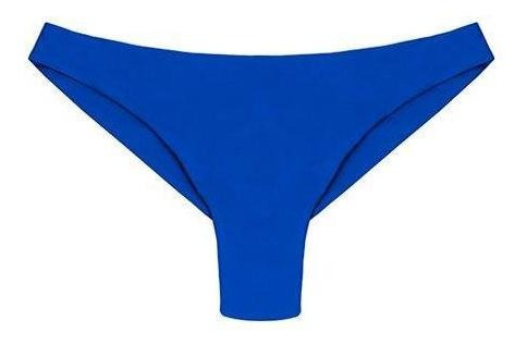 Bikini Calzón Tanga Costura Invisible Color Azul