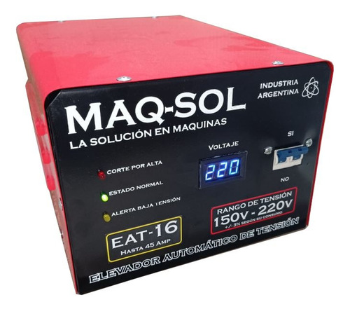 Elevador Maq-sol Automático Eat-16 Hasta 45 Amp Ind Arg.