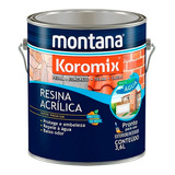 Koromix Resina Acrílica Premium Base D'água Montana 3,6lt