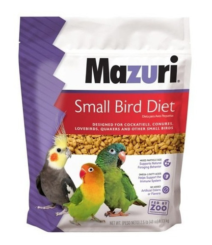 Alimento Mazuri Small Bird Diet 1.13kg