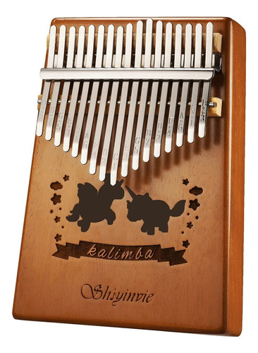 Kalimba Piano Pulgar 17 Teclas Instrumento Musical Madera