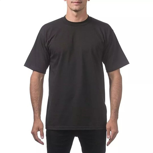 Algodón De Calidad Camisetapara Hombre, Cuello Redondo 4pz