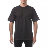 Algodón De Calidad Camisetapara Hombre, Cuello Redondo 4pz