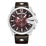 Reloj Curren Technos 8176 Sport Leather 3 Atm For Hombre