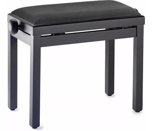 Banqueta Taburete Piano Regulable Madera Stagg - Negro