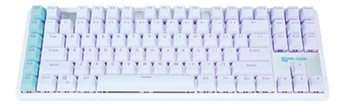 Teclado Gamer Hype Legend Rebel L Blanco Sw Outemu Blue