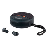 Audifonos True Wireless + Bocina Bluetooth Mh-9111 Negro