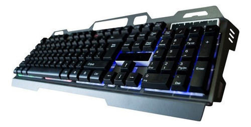 Teclado Gamer 198i Ck-168 Con Luz Rgb Teclado Negro