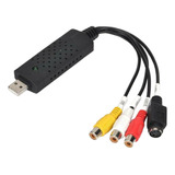 Adaptador De Captura De Audio Y Vídeo Usb Usb Rca Vhs A Pc