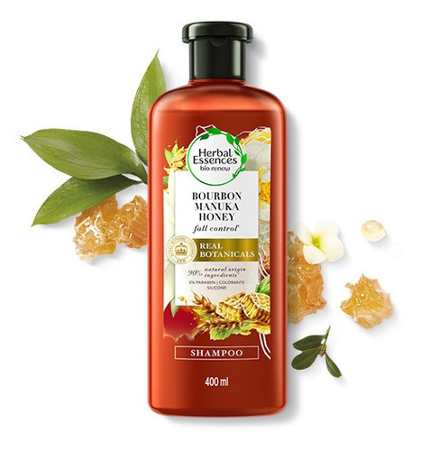 Shampoo Herbal Essences Con Miel De Manuka Y Bourbon 400 Ml