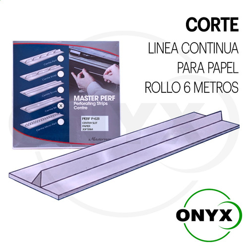 P631 | Cinta De Corte Rollo 6 Metros Bifaz Papel