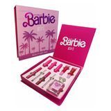 Set De Maquillaje De Barbie Beauty Gift Box Estuche 10 Pz