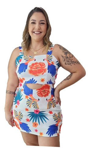 Macacão Curto Plus Size Feminino