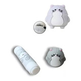 Pack Sacapuntas + Pegamento En Barra De Gato Kawaii Cat Cute