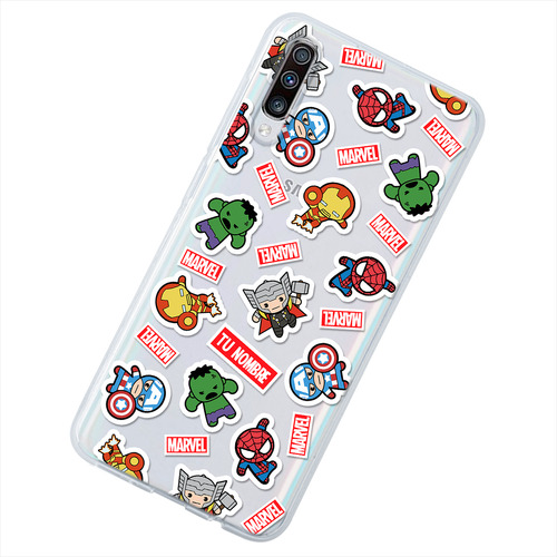 Funda Para Galaxy Marvel Superhéroe Personalizada