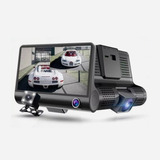 Video Camara Dvr Para Carro 3 Lentes Frontal Reversa Interno