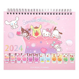 Sanrio Calendario De Escritorio Año 2024 Hello Kitty