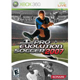 Jogo Xbox 360 Pro Evolution Soccer Pes 2007 Físico Raríssimo