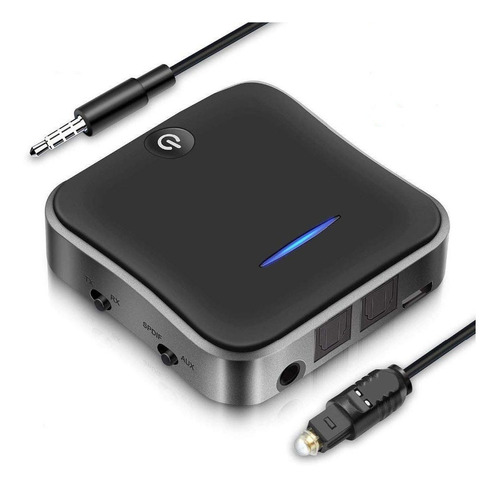 Adaptador Emisor Transmisor Receptor Bluetooth 5.0 Audio Digital Toslink Y Analógico 3.5 / Rca Compatible Con Apt-x Hd Low Latency Mts-btdigital Amitosai