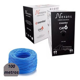 Caixa De Cabo Nexans Cat6 100 Metros Azul