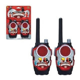 Walkie Talkie Infantil Bombeiro Rádio Brinquedo Radinho