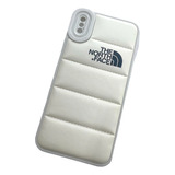 Funda Puffer The North Face Cuerina Para iPhone 11 12 13 14 