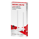 Placa De Red Mercusys Mw300uh Adaptador Usb 300 Mbps Wifi 