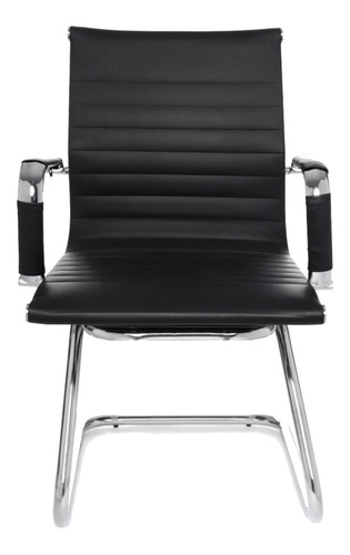 Silla De Escritorio Eke Life Home Yx-9014 Ergonómica  Negra Con Tapizado De Cuero Sintético X 2 Unidades