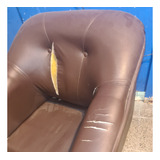 Sillon 1 Cuerpo Ecocuero Chocolate