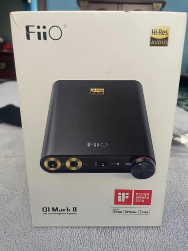 Fiio Q1 Mark 2 Hi-res Audio, Portátil Para Audífonos Y Dac..