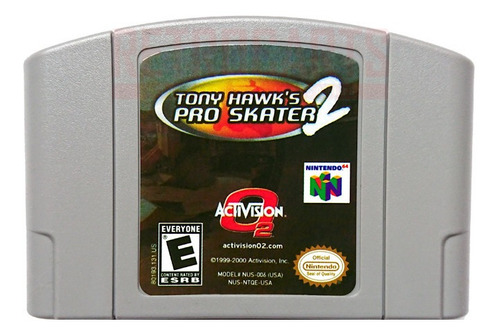 Tony  Hawk Pro Skater 2 Compatible N64