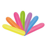 Globos Twist Neon De 260 Pulgadas, 50 Unidades, 39000360, Globos De Color Neón, Surtidos