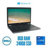Notebook Dell Latitude E7440 I7 4600u 8gb 240ssd- Windows 10