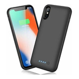 Carcasa Con Bateria Para iPhone X/xs/10 Negro Qtshine