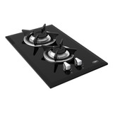 Anafe Multigas Cocina 2 Zonas Tst Spezia Ii Vidrio Negro