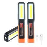 Linterna De Luz De Emergencia Led Magnética Cob-usb+garantia